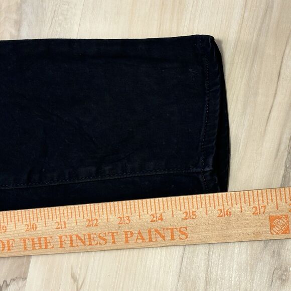 PAIGE Women 25 Jeans Verdugo Ankle Stretch Denim Pants Slim Black - Picture 9 of 10